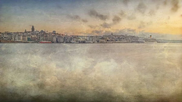 Istanbul Turecko Dubna 2022 Istanbul Bosphorus Pohled Časných Ranních Hodinách — Stock fotografie