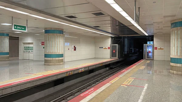 Yenikapi Istanbul Turkey April 2022 Interior View Yenikapi Station Istanbul — Fotografia de Stock