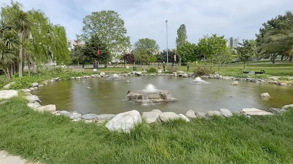 Atakoy Istanbul Turquie Avril 2022 Quartier Atakoy Istanbul Avec Nature — Photo