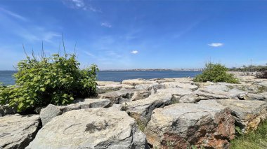 Kadıköy, istanbul, Türkiye. 8 Mayıs 2022 İstanbul ve Marmara Denizi Kadıköy kıyısından