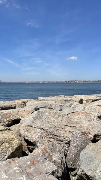 Kadikoy Istanbul Turquia Maio 2022 Vista Istambul Mar Mármara Costa — Fotografia de Stock