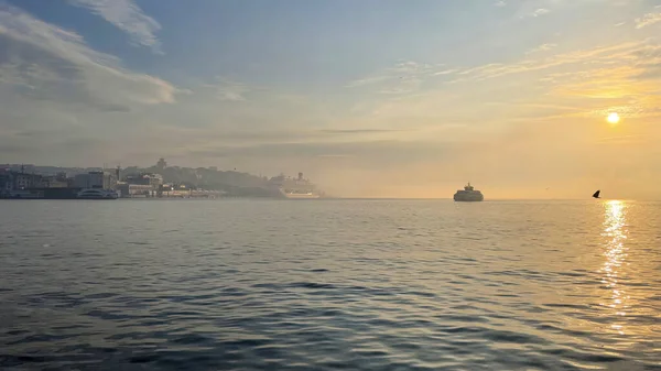 Istanbul Turkey May 2022 Sunrise Early Morning Views Bosphorus Marmara — ストック写真