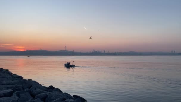 Mayıs 2022 Istanbul Avrupa Asya Kıtaları Arasındaki Rüya Şehir Stanbul — Stok video