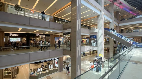 Kadikoy Isztambuli Törökország 2022 Május Beltéri Kilátás Tepe Nautilus Bevásárlóközpontból — Stock Fotó