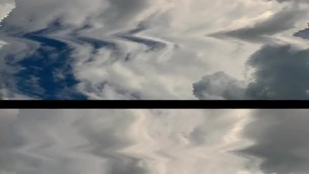 Céu Nuvens Com Efeitos Movimento Para Fundo — Vídeo de Stock