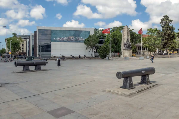 Бешикташ Истанбул Турция Июня 2022 Вид Площади Бешикташ Современными Историческими — стоковое фото