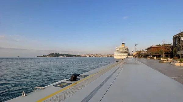 Tophane Istanbul Turquía Junio 2022 Galataport Puerto Cruceros Barrio Karaky —  Fotos de Stock