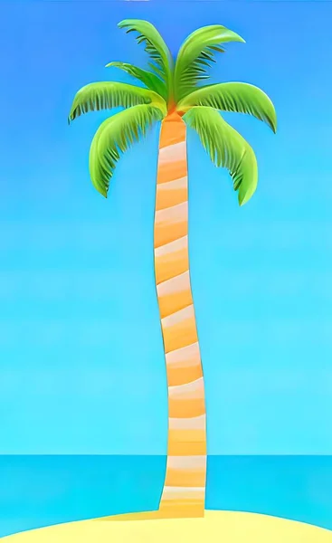Пальма Пляжі — стоковий вектор