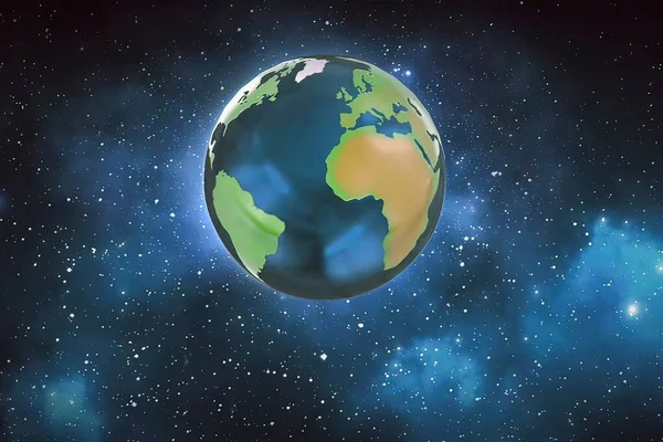 Planet Earth Space Background — ストックベクタ