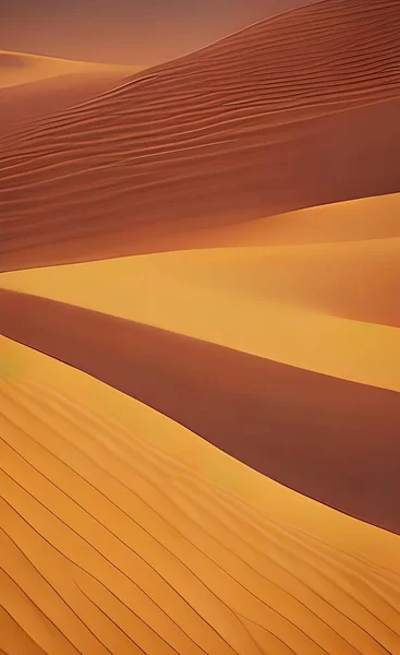 Homokdűnék Sivatagban — Stock Vector