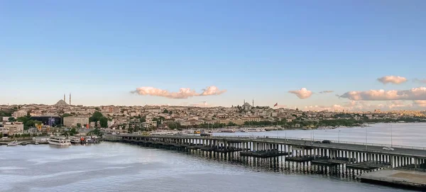 Истанбул Турция Июль 2022 Года Вид Стамбул Моста Метро Golden — стоковое фото