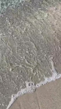 summer heat, beach and clear sea for background and summer vacation