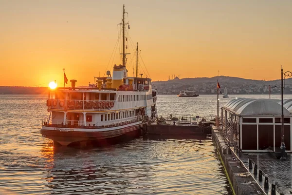 Istanbul Turkey July 2022 Symbol Sea Transportation Istanbul City Lines — Φωτογραφία Αρχείου
