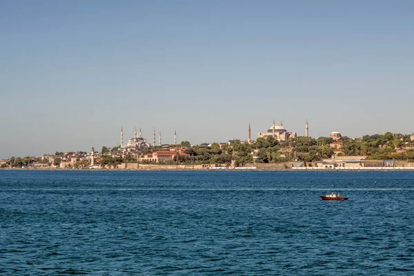 Bosporus Istanbul Turkey July 2022 Magnificent View Bosphorus City Lines —  Fotos de Stock