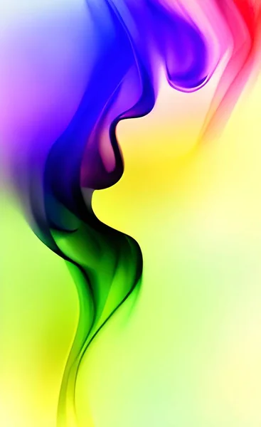 Fond Coloré Abstrait Avec Fumée — Image vectorielle