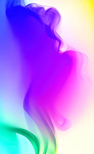 Fond Coloré Abstrait Avec Fumée — Image vectorielle