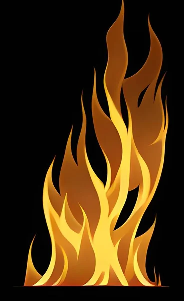 Fire Forest Fire Flames — Vector de stock