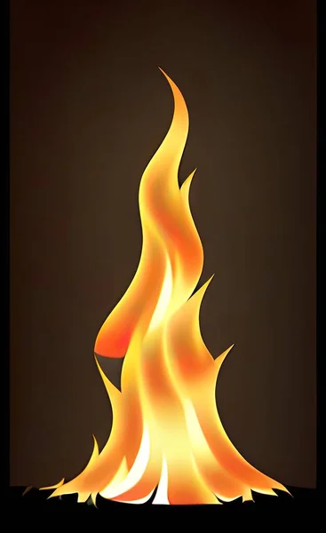 Fire Forest Fire Flames — Vector de stock