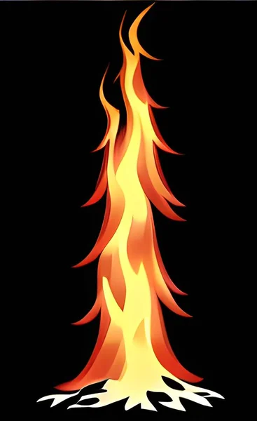 Fire Forest Fire Flames — Stock Vector