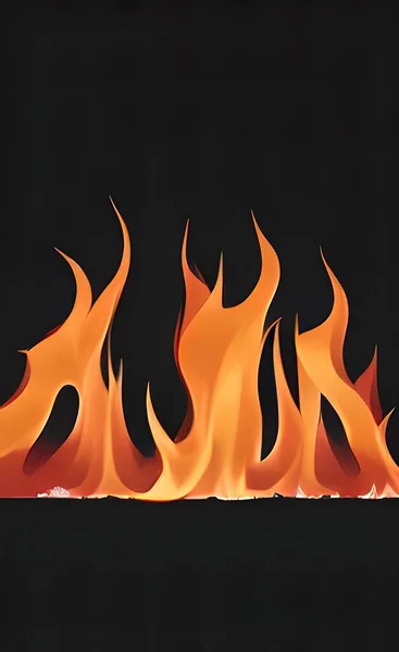 Fire Forest Fire Flames — Vector de stock