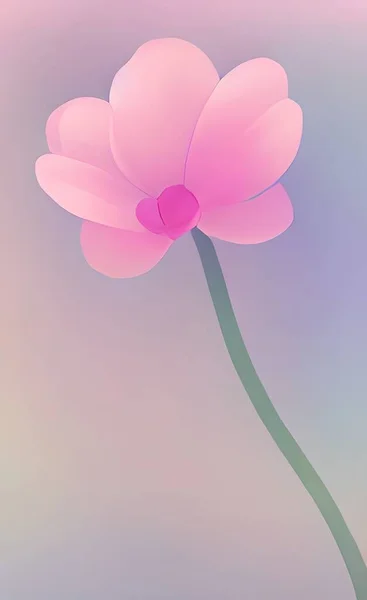 Spring Flowers Background Pastel Colors — Wektor stockowy