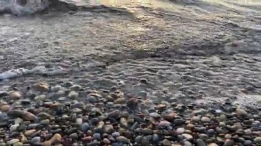 seaside and clear waters in summer and early morning