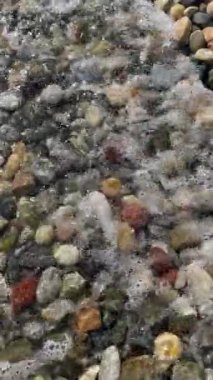  Summer time and pebbles on the beach