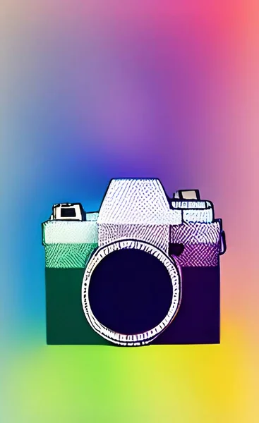 Digital Camera Photo Background — Image vectorielle