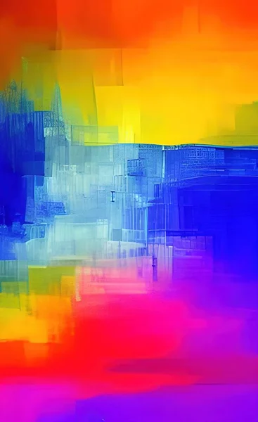 Rainbow Colors Abstract Colorful Background — ストックベクタ