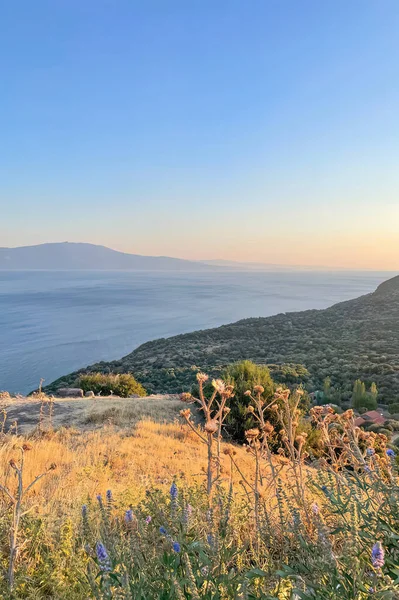 Assos Turkey August 2022 Summer Vacation Aegean Sea View Assos — Stockfoto