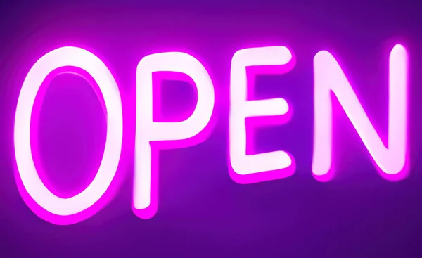 artificial intelligence drawings.neon open sign