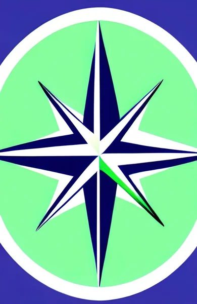 Close Vector Compass Icon — Stock vektor