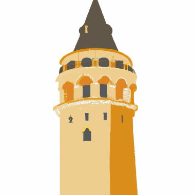 touristic landmark of istanbul, galata tower