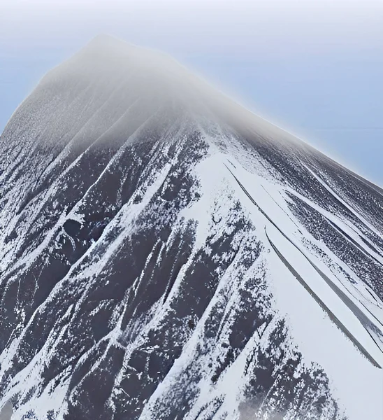 Mountain Landscape Vector Peak — ストックベクタ