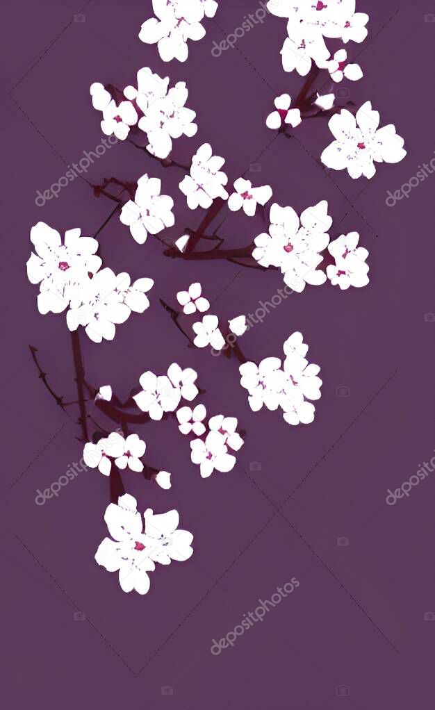 close up cherry blossom sakura background