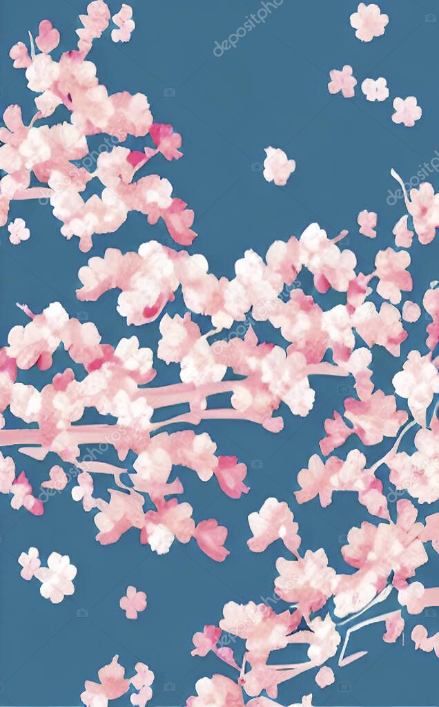 close up cherry blossom sakura background