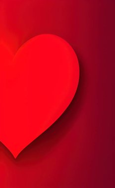 Kutlamalar ve Sevgililer Günü için kırmızı kalp arka planı