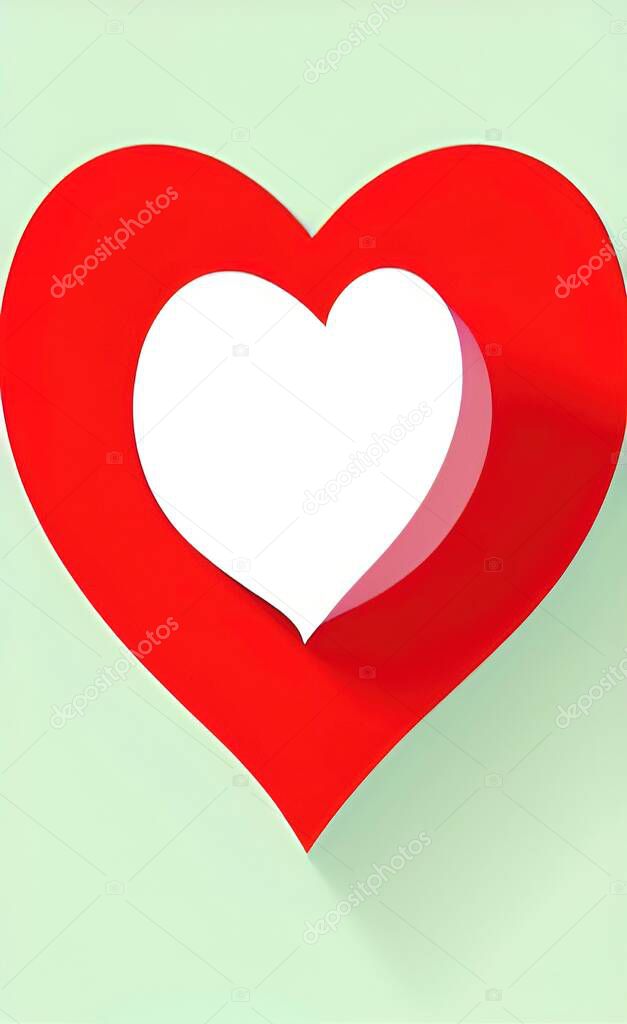 red heart background for celebrations and valentine's day