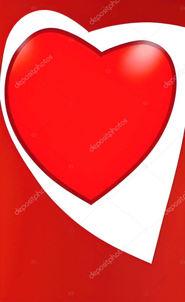 red heart background for celebrations and valentine's day
