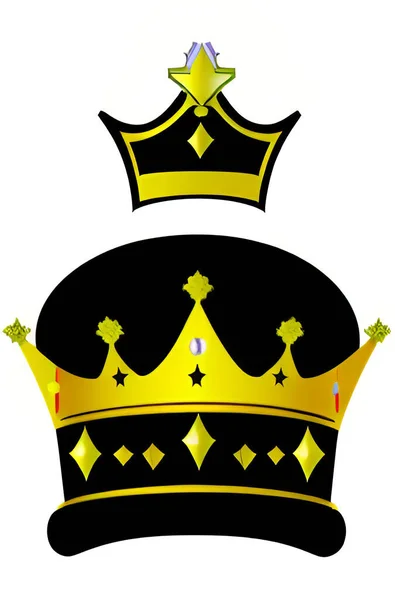 Close Royal Crown Icon — Stock Vector