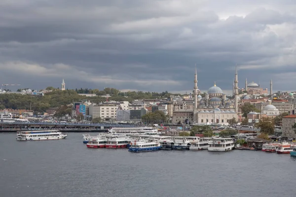 Goldenes Horn Istanbul Türkei September 2022 Istanbul Blick Von Der — Stockfoto