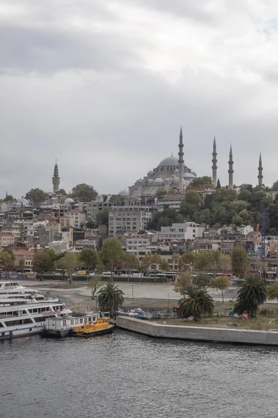 Goldenes Horn Istanbul Türkei September 2022 Istanbul Blick Von Der — Stockfoto