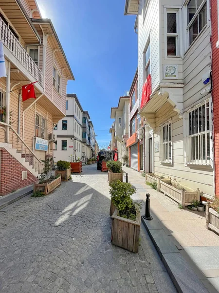 トルコのイスタンブール2022年9月26日 イスタンブールの夢の街 イスタンブールの歴史的建造物や街の美しさを持つ都市景観や観光目的の促進のための旧市街のビジュアルと — ストック写真