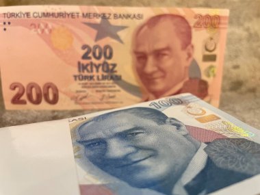 Türkiye 'nin finans ve ekonomi için lira banknotları