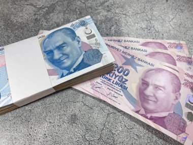 Türkiye 'nin finans ve ekonomi için lira banknotları