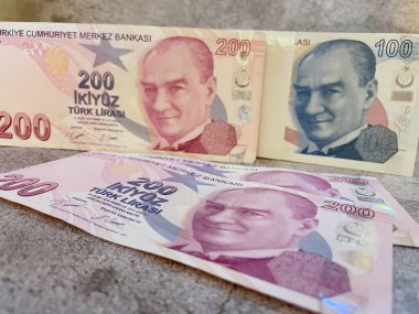 Türkiye 'nin finans ve ekonomi için lira banknotları