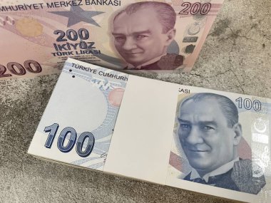 Türkiye 'nin finans ve ekonomi için lira banknotları