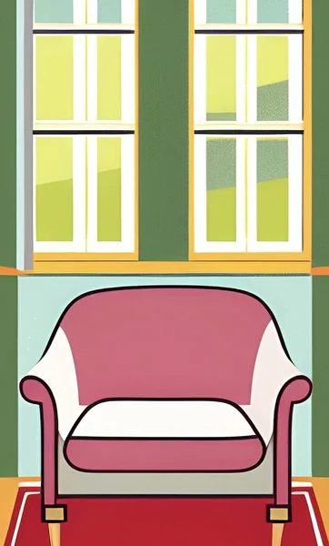Casa Comodidad Ilustración Para Las Personas — Vector de stock