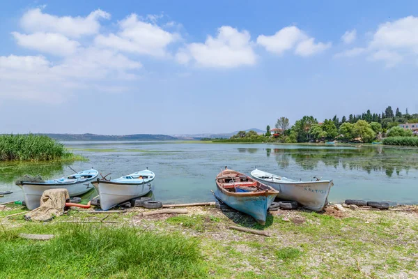 Golyazi Bursa Turkey August 2019 Деревня Голязи Берегу Озера Улуабат — стоковое фото