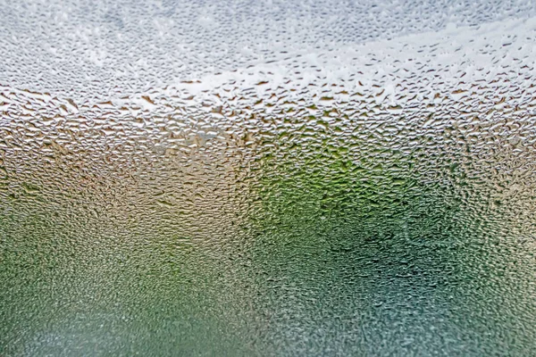 Vattendroppar Glaset — Stockfoto